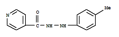 Isonicotinic acid, 2-p-tolylhydrazide (8ci) Structure,801158-45-2Structure