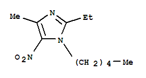 Imidazole, 2-ethyl-4-methyl-5-nitro-1-pentyl-(8ci) Structure,801166-12-1Structure