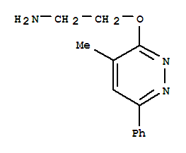 Pyridazine,3-(2-aminoethoxy)-4-methyl-6-phenyl-(8ci) Structure,801203-46-3Structure