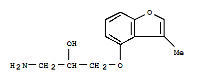 2-Propanol,1-amino-3-[(3-methyl-4-benzofuranyl)oxy]-(8ci) Structure,801207-01-2Structure