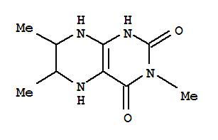 (8ci)-5,6,7,8-四氫-3,6,7-三甲基- 2,4-二氧四氫蝶啶結(jié)構(gòu)式_801214-38-0結(jié)構(gòu)式