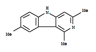 1,3,8-Trimethyl-5h-pyrido[4,3-b]indole Structure,801989-45-7Structure