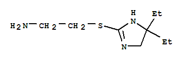 (8ci)-2-[(2-氨基乙基)硫代]-4,4-二乙基-2-咪唑啉結(jié)構(gòu)式_801993-55-5結(jié)構(gòu)式