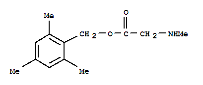 肌氨酸,2,4,6-三甲基芐基酯結(jié)構(gòu)式_802048-75-5結(jié)構(gòu)式