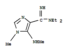 (8ci)-N,N-二乙基-1-甲基-5-(甲基氨基)-咪唑-4-羧酰胺結(jié)構(gòu)式_802267-15-8結(jié)構(gòu)式