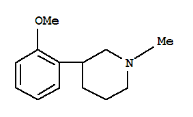 Piperidine, 3-(o-methoxyphenyl)-1-methyl-(8ci) Structure,802292-30-4Structure