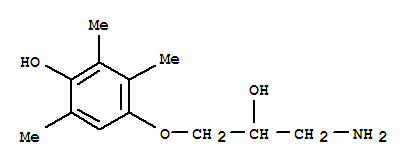 2-Propanol,1-amino-3-(4-hydroxy-2,3,5-trimethylphenoxy)-(8ci) Structure,802301-21-9Structure