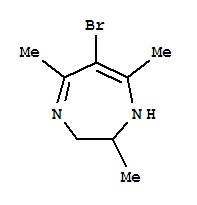 1H-1,4-diazepine,6-bromo-2,3-dihydro-2,5,7-trimethyl-(8ci) Structure,802302-04-1Structure