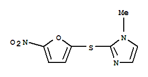 Imidazole,1-methyl-2-[(5-nitro-2-furyl)thio]-(8ci) Structure,802329-14-2Structure