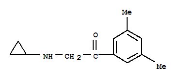 Acetophenone, 2-(cyclopropylamino)-3,5-dimethyl-(8ci) Structure,802553-18-0Structure