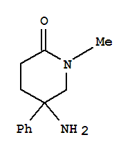 2-Piperidone,5-amino-1-methyl-5-phenyl-(8ci) Structure,802555-69-7Structure