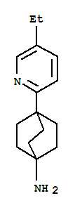 Pyridine, 2-(4-aminobicyclo[2.2.2]oct-1-yl)-5-ethyl-(8ci) Structure,802571-06-8Structure