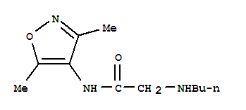 Acetamide, 2-(butylamino)-n-(3,5-dimethyl-4-isoxazolyl)-(8ci) Structure,802593-28-8Structure