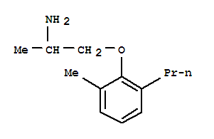 Ethylamine, 1-methyl-2-[(6-propyl-o-tolyl)oxy]-(8ci) Structure,802608-96-4Structure