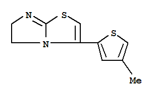 (8ci)-5,6-二氫-3-(4-甲基-2-噻吩)-咪唑并[2,1-b]噻唑結(jié)構(gòu)式_802613-99-6結(jié)構(gòu)式