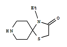 1-Thia-4,8-diazaspiro[4.5]decan-3-one,4-ethyl-(8ci) Structure,802620-28-6Structure