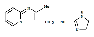 Imidazo[1,2-a]pyridine, 3-[(2-imidazolin-2-ylamino)methyl]-2-methyl-(8ci) Structure,802621-21-2Structure