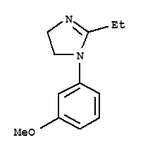 (8ci)-2-乙基-1-(m-甲氧基苯基)-2-咪唑啉結(jié)構(gòu)式_803612-99-9結(jié)構(gòu)式