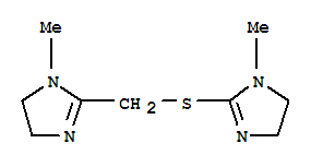 (8ci)-2,2-(亞甲基硫代)雙[1-甲基-2-咪唑啉結(jié)構(gòu)式_803629-52-9結(jié)構(gòu)式