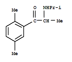 1-Propanone,1-(2,5-dimethylphenyl)-2-[(1-methylethyl)amino]-(9ci) Structure,803638-50-8Structure