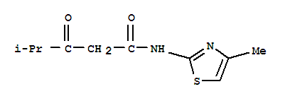 Pentanamide, 4-methyl-n-(4-methyl-2-thiazolyl)-3-oxo-(9ci) Structure,803724-69-8Structure