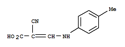 2-Propenoicacid,2-cyano-3-[(4-methylphenyl)amino]-(9ci) Structure,804431-03-6Structure