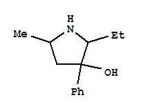 3-Pyrrolidinol,2-ethyl-5-methyl-3-phenyl-(9ci) Structure,804432-67-5Structure