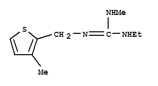 (9ci)-n-乙基-n-甲基-n-[(3-甲基-2-噻吩)甲基]-胍結(jié)構(gòu)式_804433-18-9結(jié)構(gòu)式