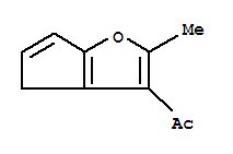 Ethanone, 1-(2-methyl-4h-cyclopenta[b]furan-3-yl)-(9ci) Structure,80486-04-0Structure