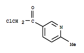 2-氯-1-(6-甲基-3-吡啶)-乙酮結(jié)構(gòu)式_805179-38-8結(jié)構(gòu)式