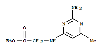 (9ci)-n-(2-氨基-6-甲基-4-嘧啶)-甘氨酸乙酯結(jié)構(gòu)式_805184-69-4結(jié)構(gòu)式