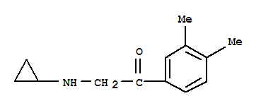 Ethanone, 2-(cyclopropylamino)-1-(3,4-dimethylphenyl)-(9ci) Structure,805184-87-6Structure