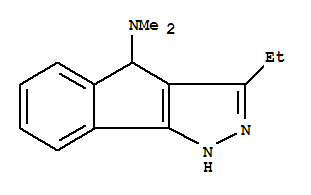 Indeno[1,2-c]pyrazol-4-amine, 3-ethyl-1,4-dihydro-n,n-dimethyl-(9ci) Structure,805197-73-3Structure