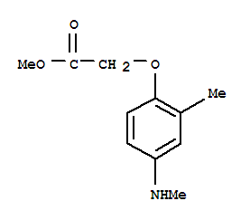 Acetic acid, [2-methyl-4-(methylamino)phenoxy]-, methyl ester (9ci) Structure,805237-82-5Structure