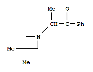 1-Propanone,2-(3,3-dimethyl-1-azetidinyl)-1-phenyl-(9ci) Structure,805945-20-4Structure