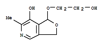 (9ci)-1,3-二氫-1-(2-羥基乙氧基)-6-甲基-呋喃并[3,4-c]吡啶-7-醇結(jié)構(gòu)式_805945-95-3結(jié)構(gòu)式