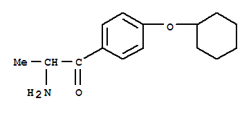 1-Propanone, 2-amino-1-[4-(cyclohexyloxy)phenyl]- Structure,805946-17-2Structure