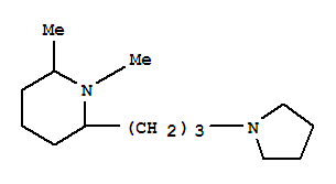 Piperidine, 1,2-dimethyl-6-[3-(1-pyrrolidinyl)propyl]-(9ci) Structure,805957-73-7Structure