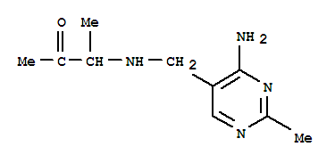 2-Butanone,3-[[(4-amino-2-methyl-5-pyrimidinyl)methyl]amino]-(9ci) Structure,807262-17-5Structure