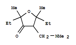 (9ci)-4-[(二甲基氨基)甲基]-2,5-二乙基二氫-2,5-二甲基-3(2H)-呋喃酮結(jié)構(gòu)式_807262-58-4結(jié)構(gòu)式