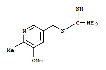 (9ci)-1,3-二氫-7-甲氧基-6-甲基-2H-吡咯并[3,4-c]吡啶-2-羧酰胺結(jié)構(gòu)式_807287-37-2結(jié)構(gòu)式