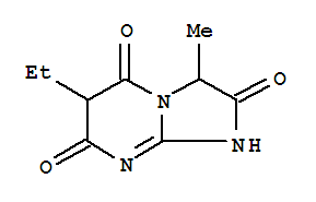 Imidazo[1,2-a]pyrimidine-2,5,7(1h,3h,6h)-trione, 6-ethyl-3-methyl-(9ci) Structure,807295-78-9Structure