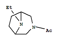 3,8-Diazabicyclo[3.2.1]octane, 3-acetyl-8-ethyl-(9ci) Structure,807299-54-3Structure