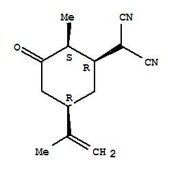 Propanedinitrile, [(1r,2s,5r)-2-methyl-5-(1-methylethenyl)-3-oxocyclohexyl]-(9ci) Structure,807368-54-3Structure