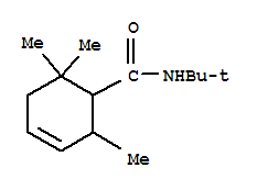 3-Cyclohexene-1-carboxamide,n-(1,1-dimethylethyl)-2,6,6-trimethyl-(9ci) Structure,807631-61-4Structure