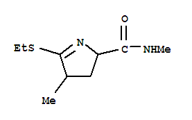 (9ci)-5-(乙基硫代)-3,4-二氫-n,4-二甲基-2H-吡咯-2-羧酰胺結構式_808148-43-8結構式