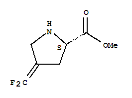 (9ci)-4-(二氟亞甲基)-L-脯氨酸甲酯結構式_808154-66-7結構式