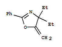 Oxazole, 4,4-diethyl-4,5-dihydro-5-methylene-2-phenyl-(9ci) Structure,808737-53-3Structure