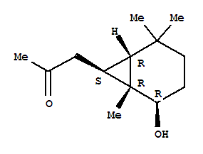 2-Propanone,1-[(1r,2r,6r,7s)-2-hydroxy-1,5,5-trimethylbicyclo[4.1.0]hept-7-yl]-,rel-(9ci) Structure,809237-16-9Structure