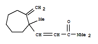 2-Propenamide,n,n-dimethyl-3-(1-methyl-2-methylenecycloheptyl)-(9ci) Structure,809237-40-9Structure